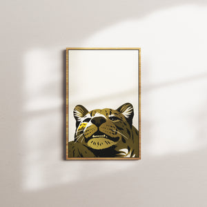 olive horizon — oak frame