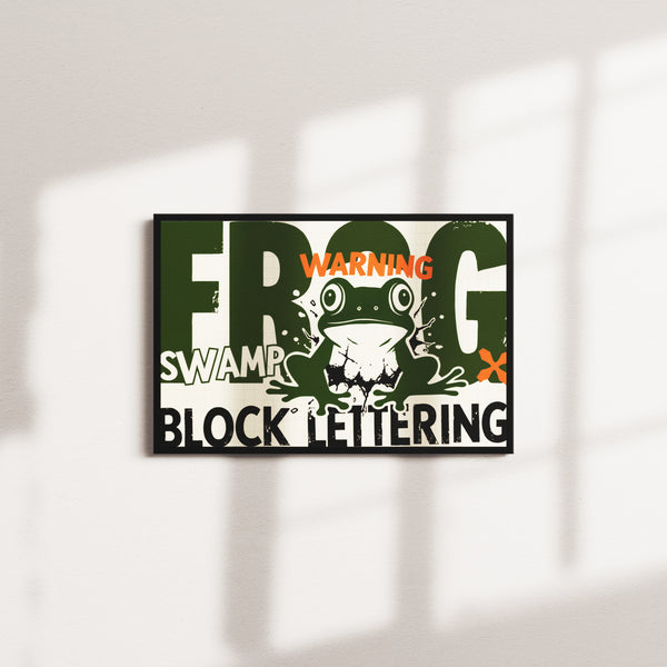 olive signal totem — black frame