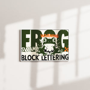 olive signal totem — white frame