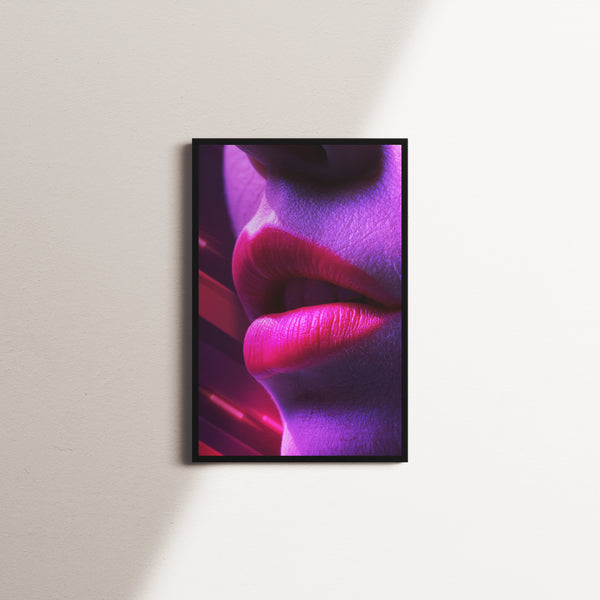 orchid afterglow — black frame