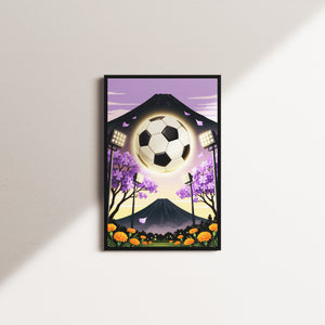 orchid petal — black frame