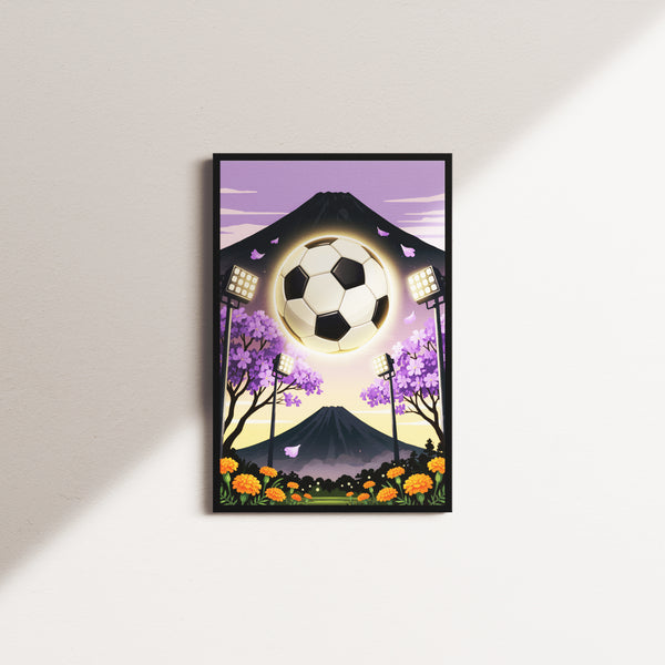 orchid petal — black frame