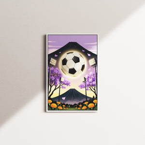 orchid petal — white frame