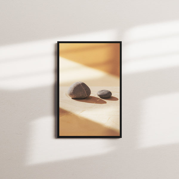 parchment afterglow — black frame