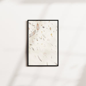 parchment emblem — black frame