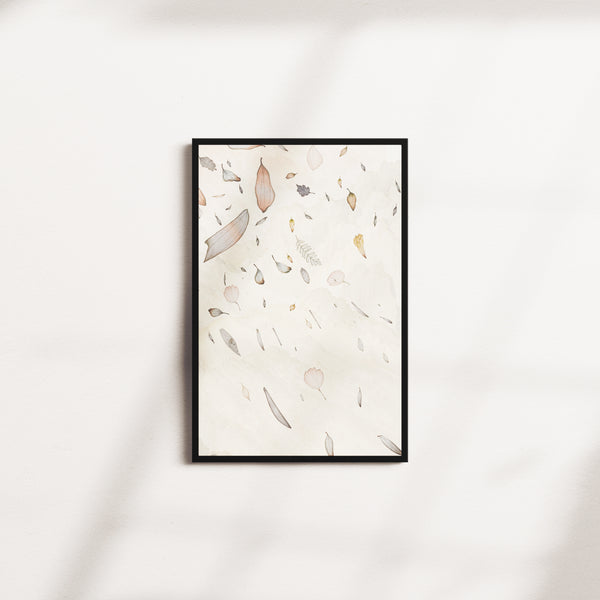 parchment emblem — black frame