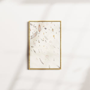parchment emblem — oak frame