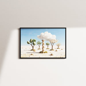 pearl veil — black frame