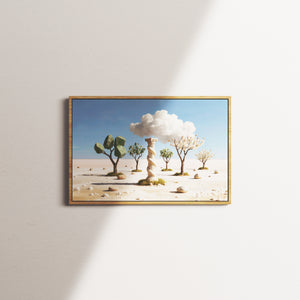 pearl veil — oak frame