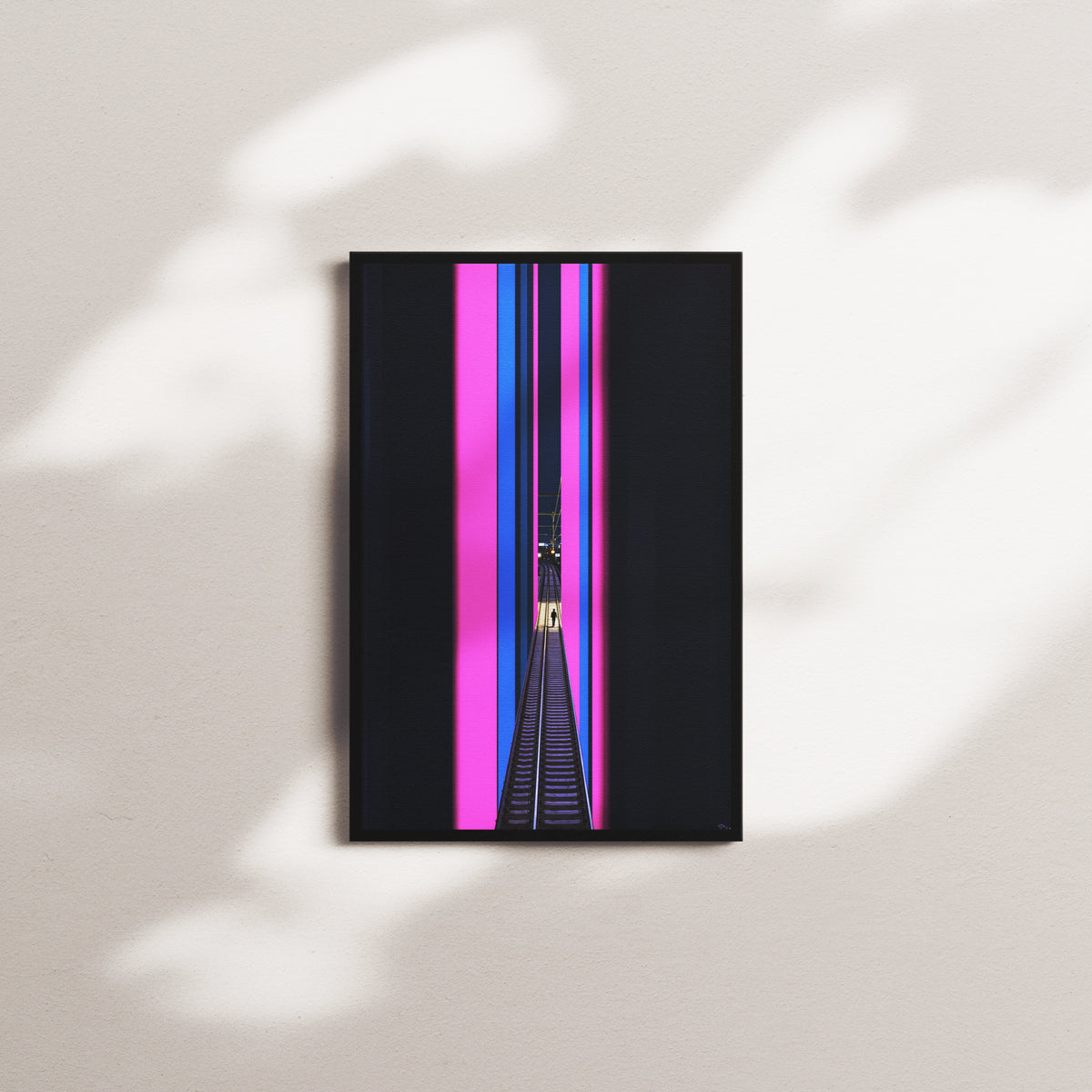 peony foundation — black frame