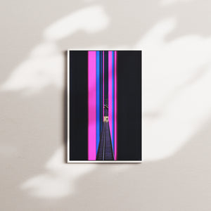 peony foundation — white frame