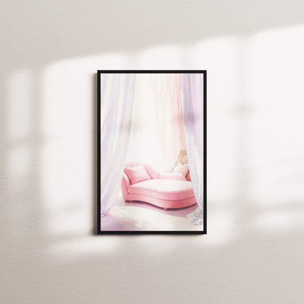 peony horizon — black frame