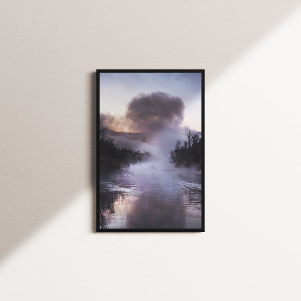 peony pine — black frame