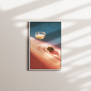 petal afterglow — white frame