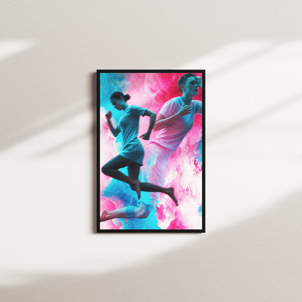 petal bloom — black frame