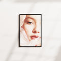 petal emblem — black frame