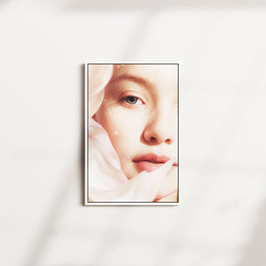 petal emblem — white frame