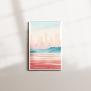petal harbor variation — white frame