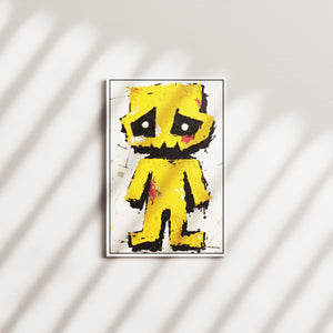 pixel fright — white frame