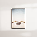 porcelain drift — black frame