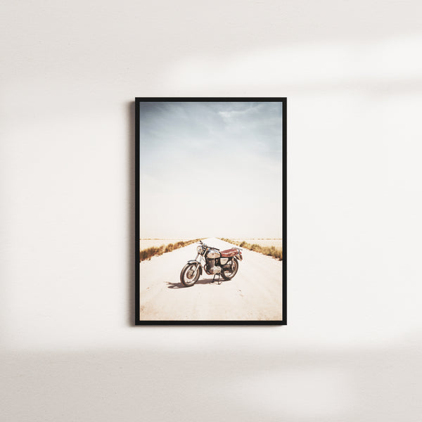 porcelain drift — black frame