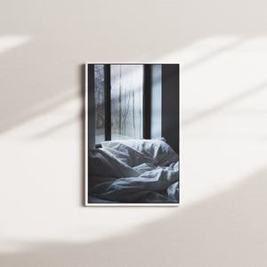 porcelain frame — white frame