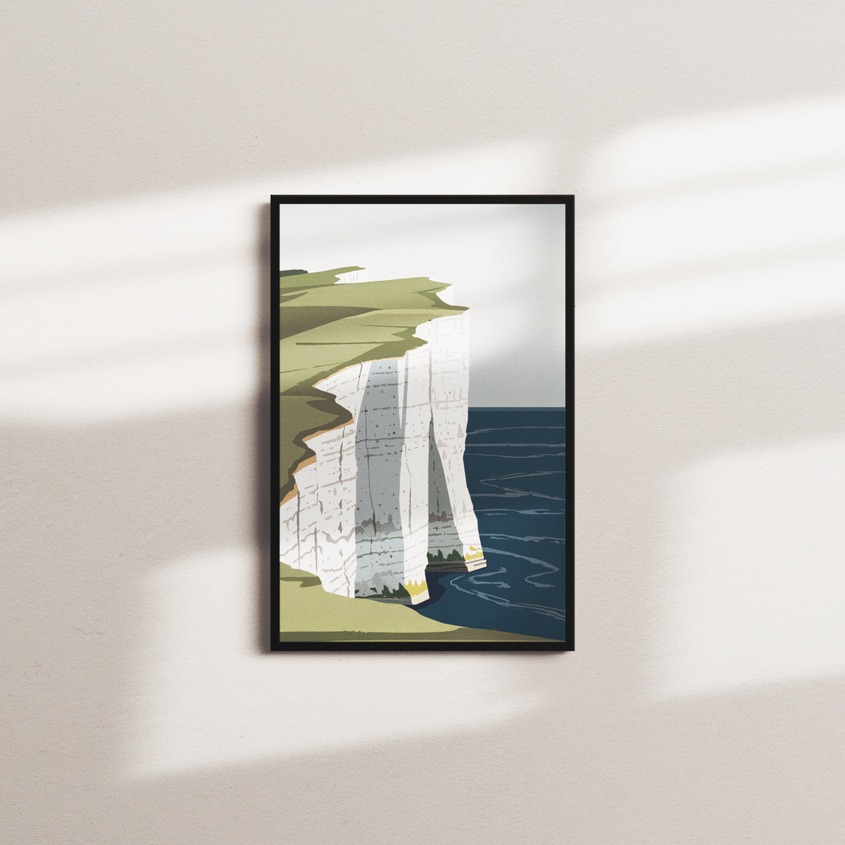 porcelain harbor — black frame