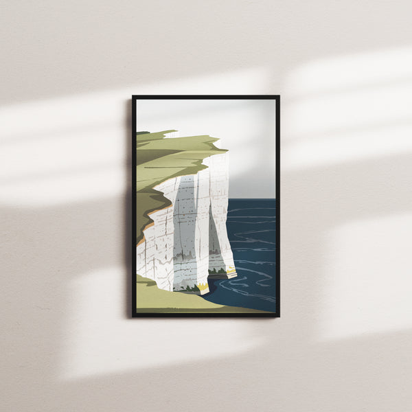 porcelain harbor — black frame