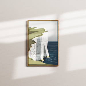 porcelain harbor — oak frame
