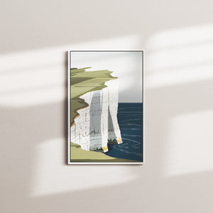 porcelain harbor — white frame