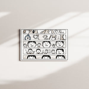 porcelain motion — white frame