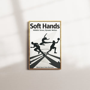 porcelain sweep — oak frame