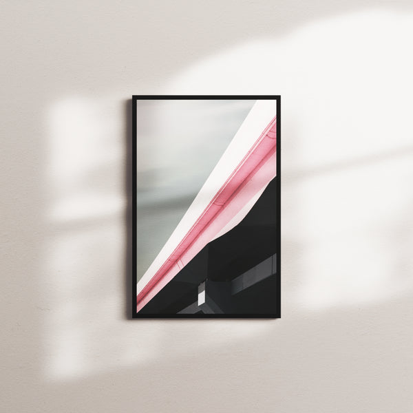 rose afterglow — black frame