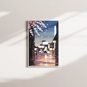 rose bough — white frame