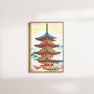 rose reverie — oak frame