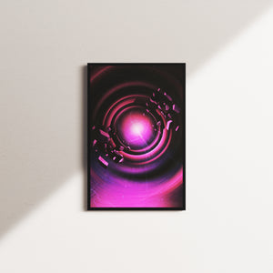 rose tone — black frame