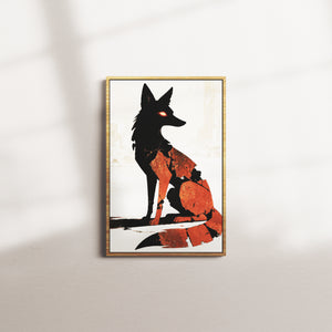 rustic gaze — oak frame