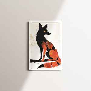 rustic gaze — white frame