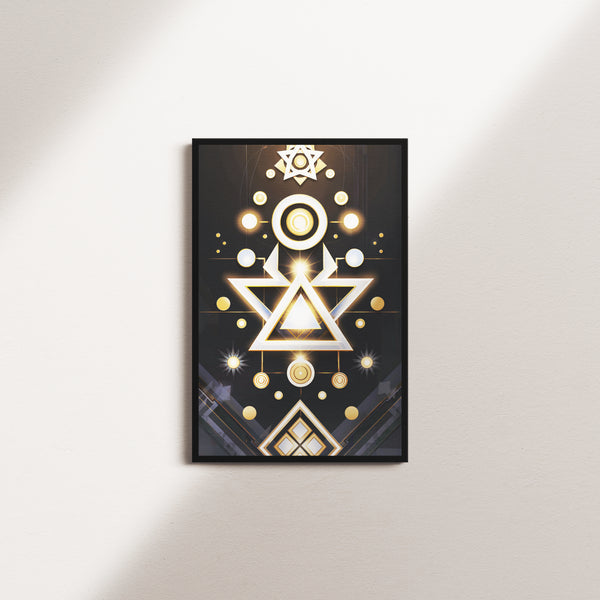 saffron beacon — black frame