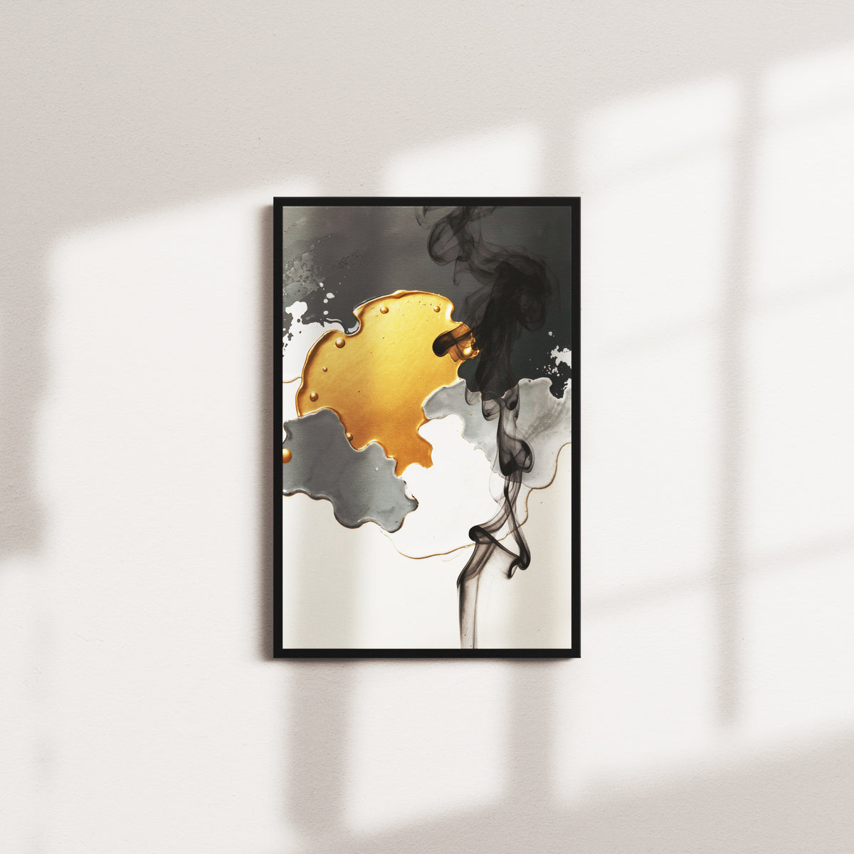 saffron current — black frame