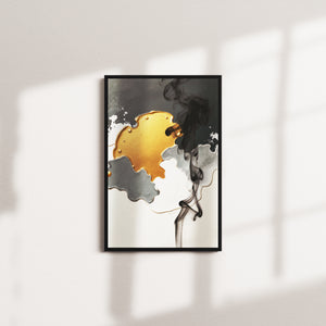 saffron current — black frame