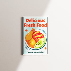 saffron harbor — white frame