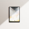 saffron offering — black frame