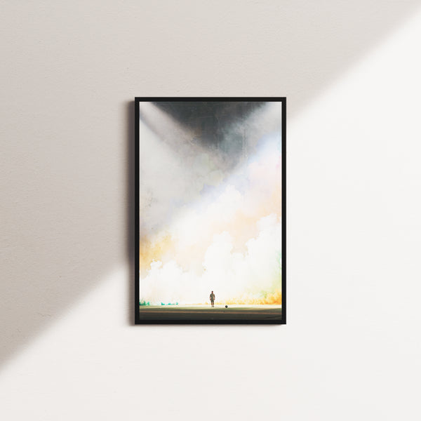 saffron offering — black frame
