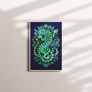 sage emblem — white frame