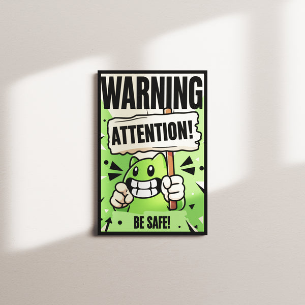 sage signal portrait — black frame