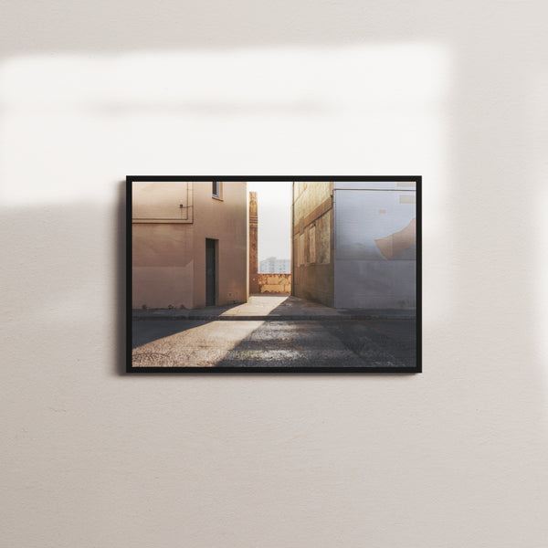 sand afterglow — black frame