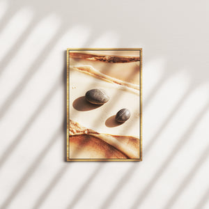 sand stillness — oak frame