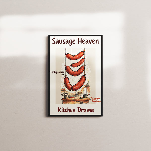 sausage lure — black frame