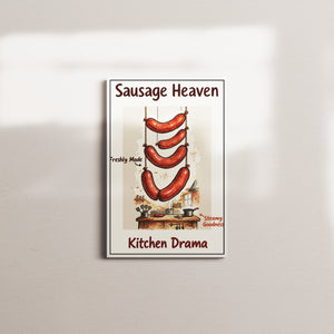 sausage lure — white frame